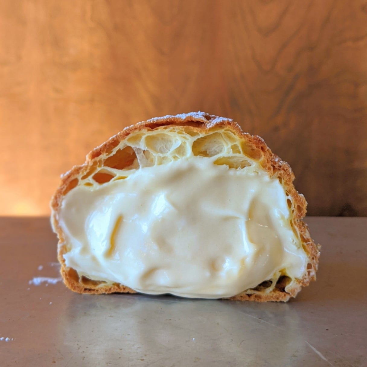 Jumbo Custard Filled Cream Puff | FUJI BAKERY Seattle