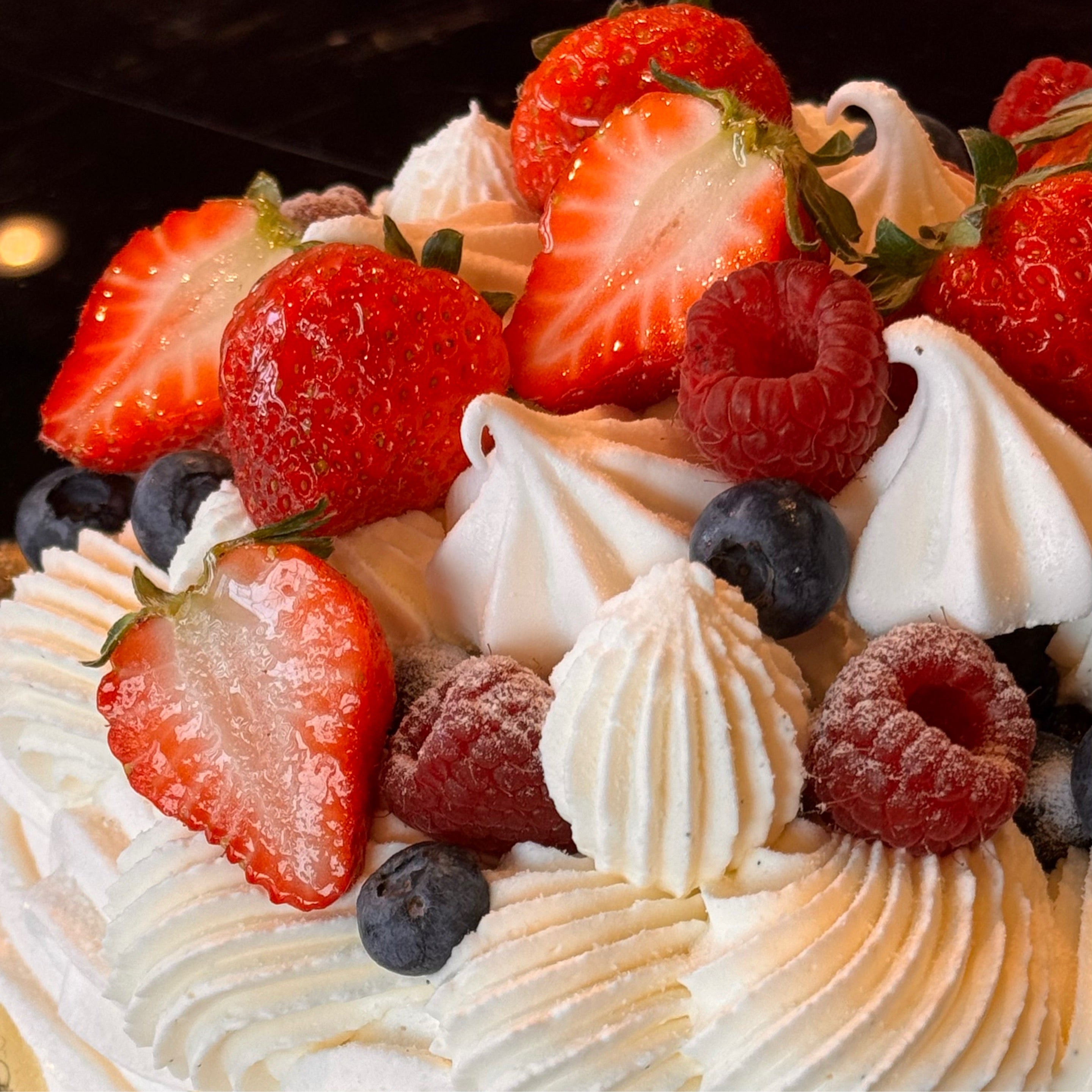 Gluten Free Lemon Berry Pavlova Cake 8"