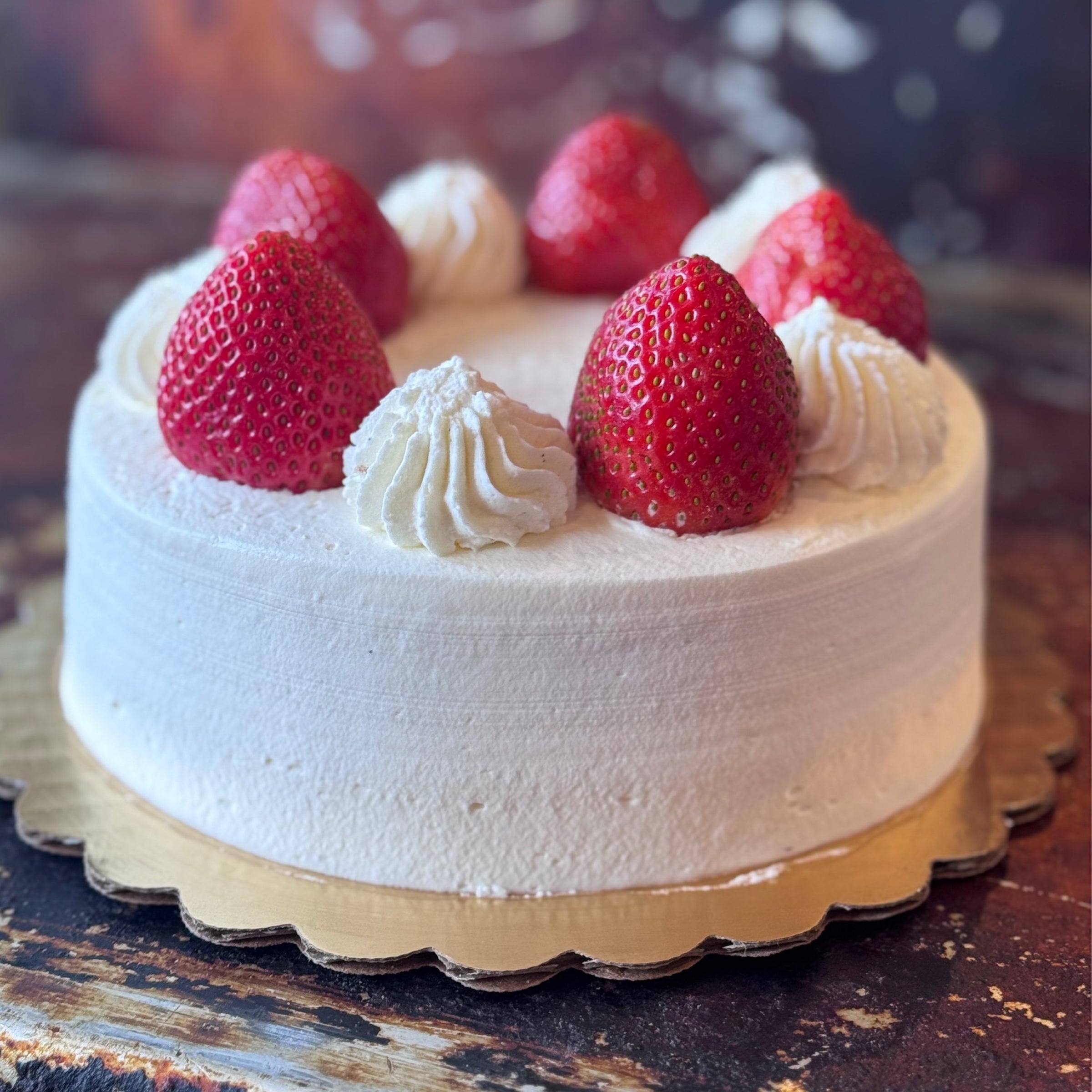 strawberry cake　1113 Japanese Strawberry Shortcake (Whole Cake) | FUJI BAKERY Seattle